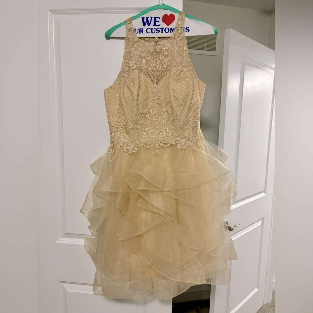 Prom/ evening dress for sale! Worn once, dry cleaned, ready for a new home!